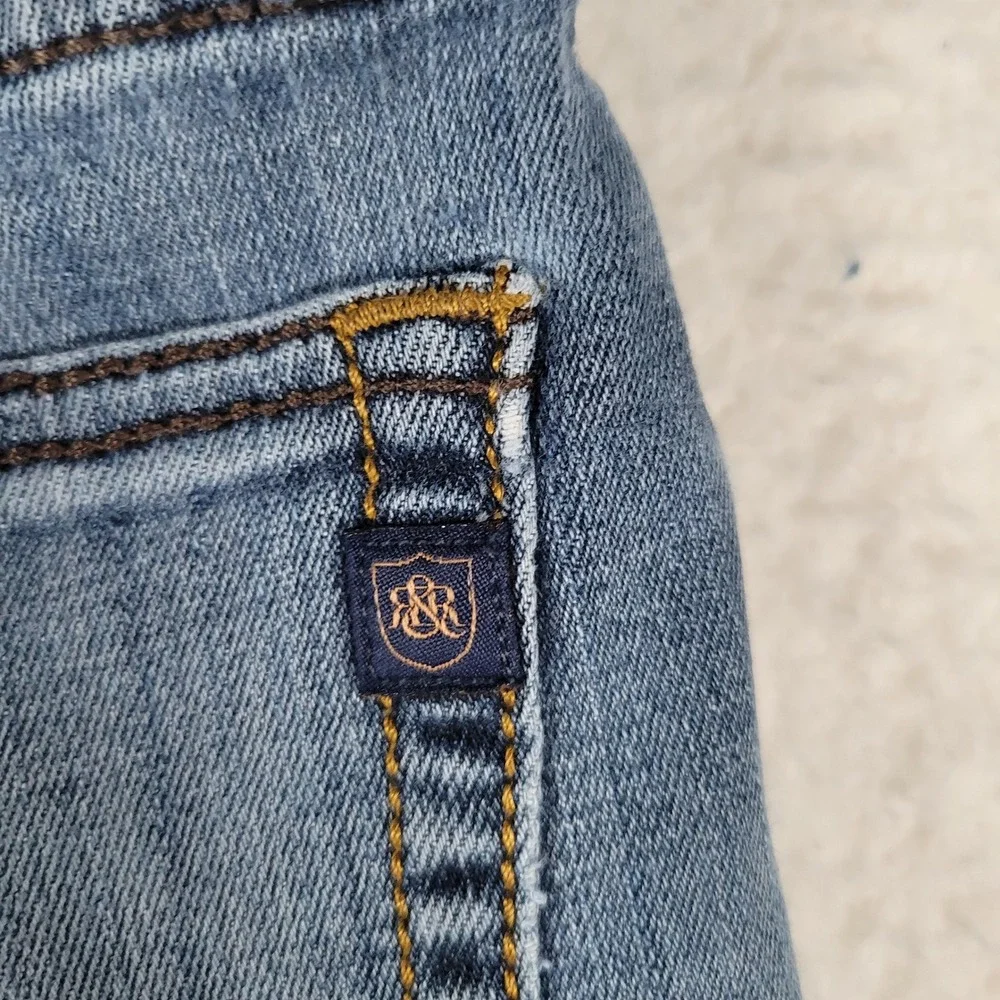 Rock & Republic Relaxed Straight Jeans Mens 32x30 Blue Medium Wash Denim‎ Pants